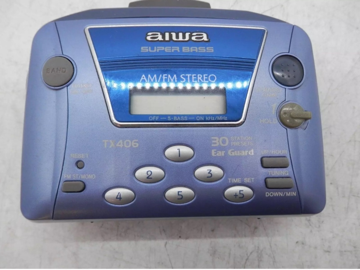 AIWA Personal Radio Cassette Player HS-TX406 